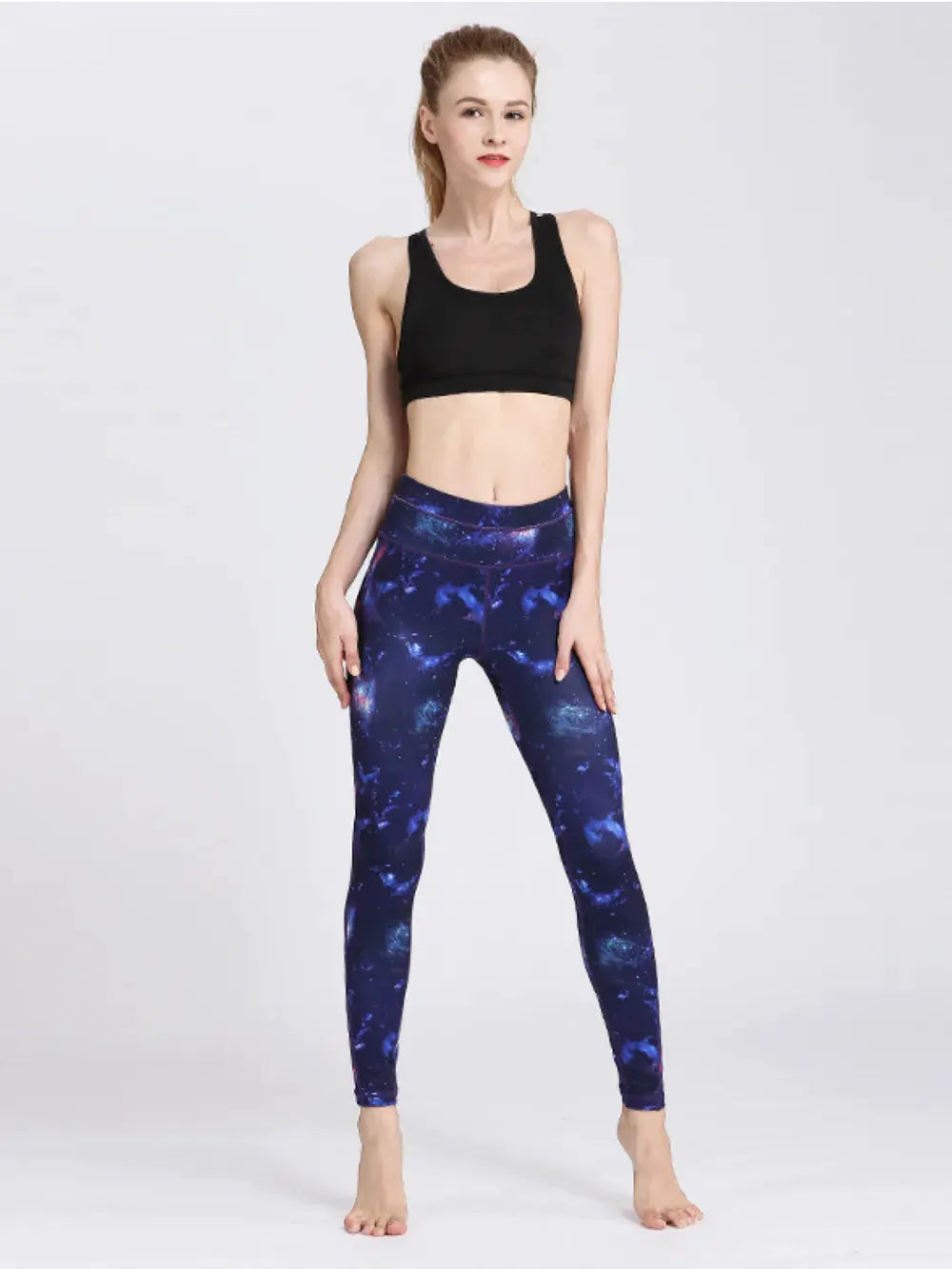 Printed Active High Waist Leggings by Partner Label
