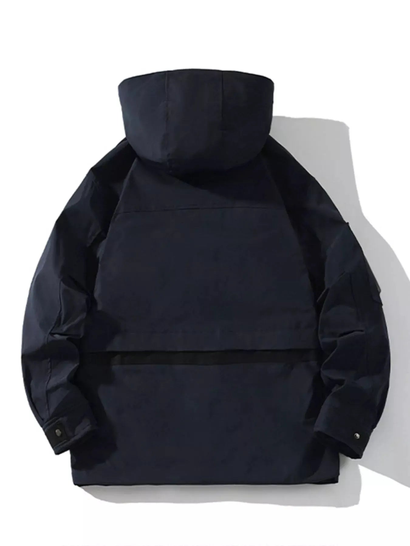 Men's Plus Size Zip Up Hooded Jacket by Partner Label