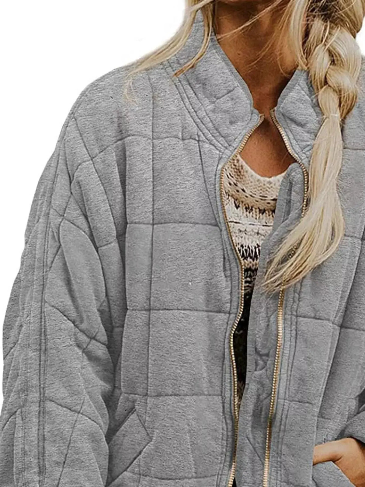 Quilted Zip Up Outerwear | Partner Labels Selection by Partner Label