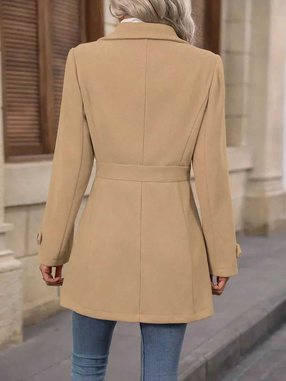 Collared Neck Button Up Coat | Partner Labels Selection by Partner Label