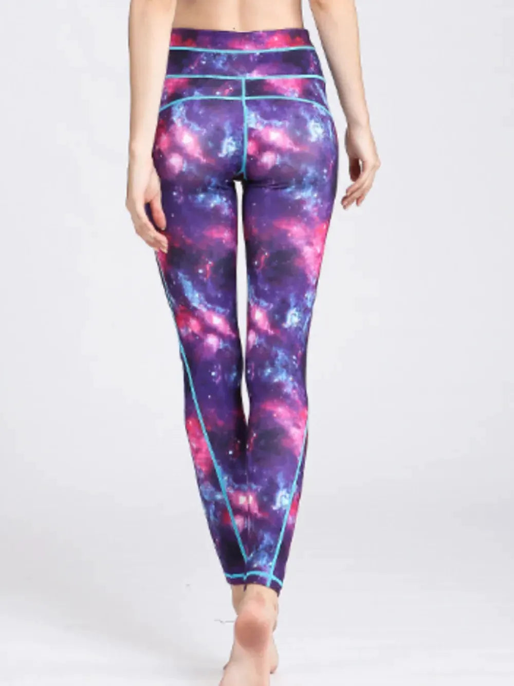Printed Active High Waist Leggings by Partner Label