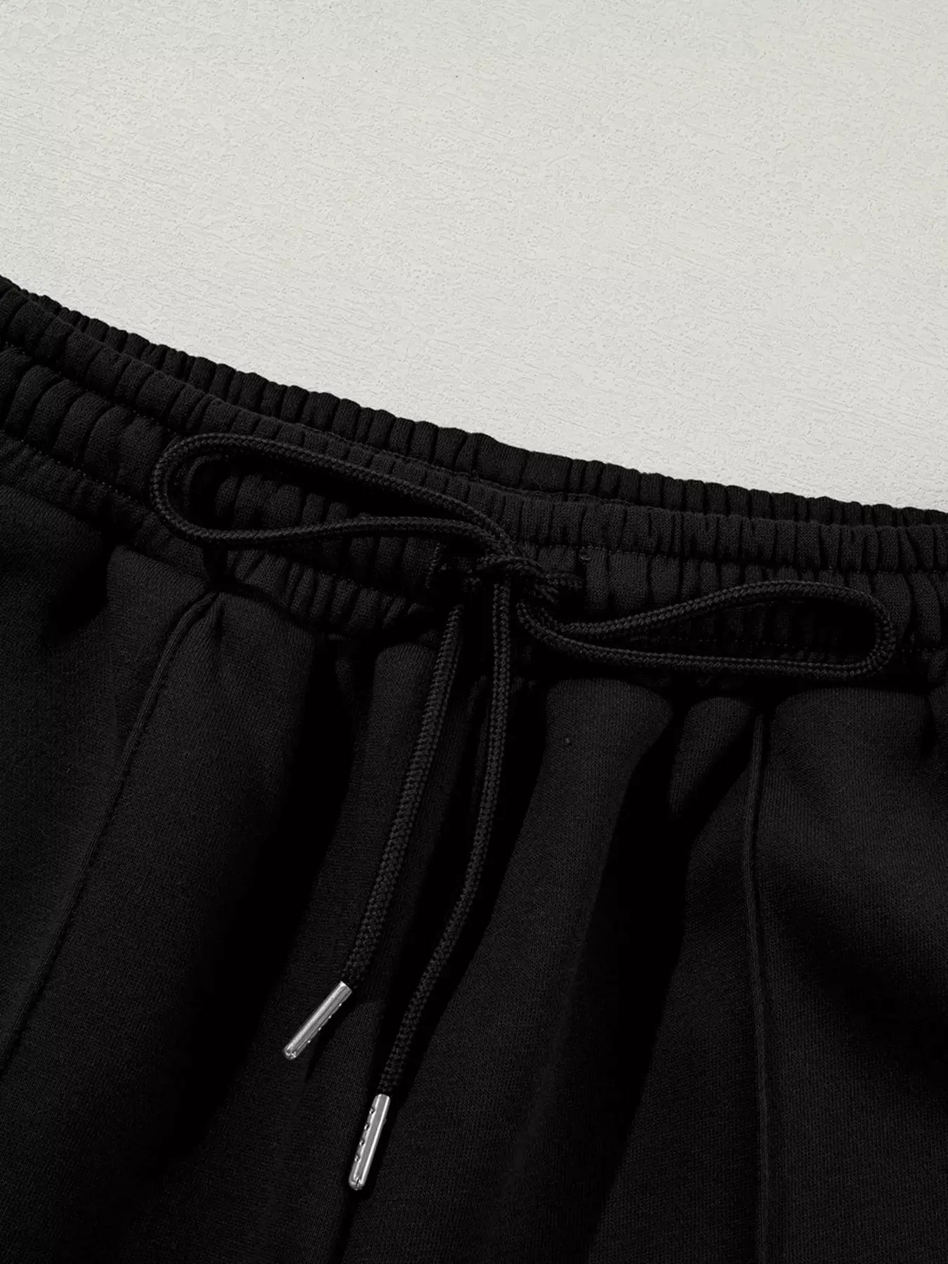 Drop Shoulder Zip Up Jacket and Drawstring Pants Active 2pcs Set by Partner Label