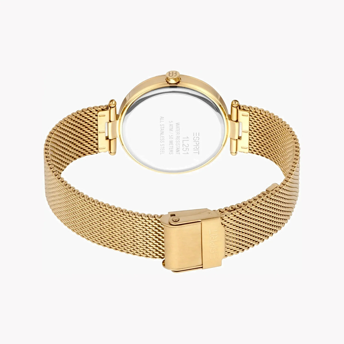 Esprit Women's Gold Stainless Steel Watch, Champagne Dial | Es1l216m0025 by ESPRIT