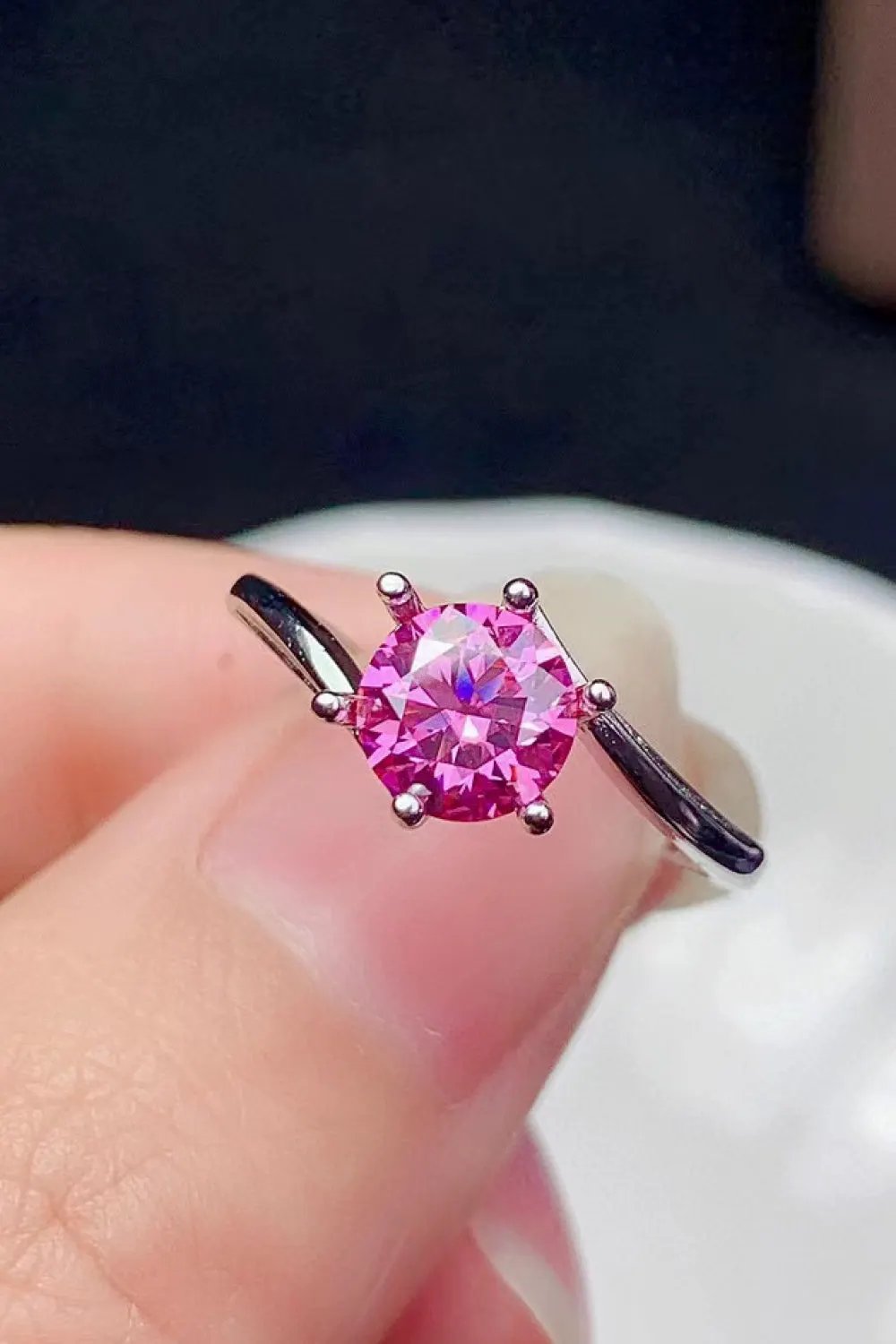 Can't Stop Your Shine 1 Carat Moissanite Ring by Partner Label