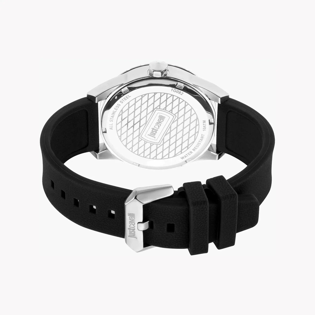 Just Cavalli Men's Black Watch, Silver Case | Jc1g082p0025 by JUST CAVALLI