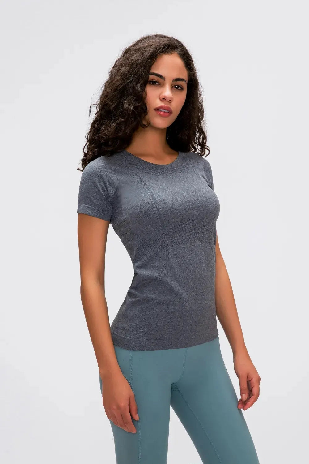 Millennia Round Neck Short Sleeve Active T-Shirt by Millennia