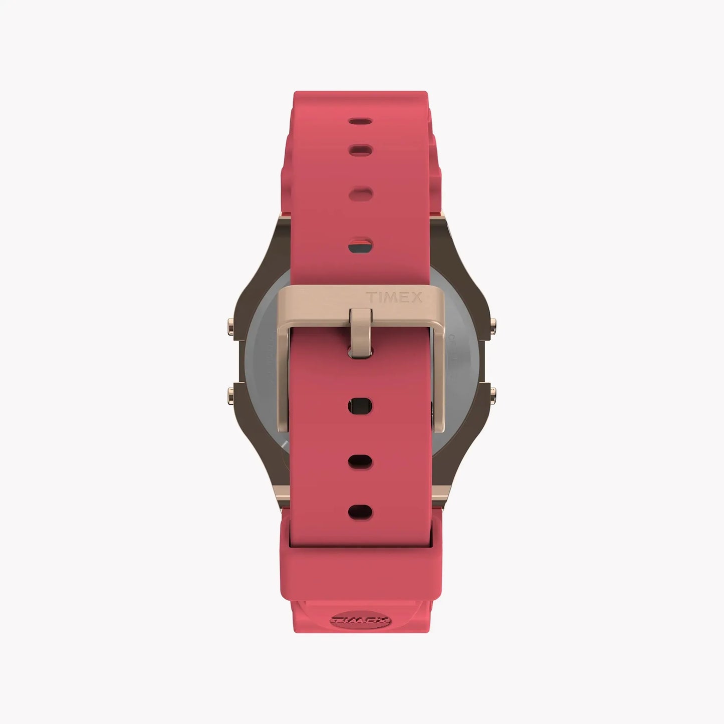 Timex Unisex Rose Gold & Pink Resin Strap Watch | T80 by TIMEX