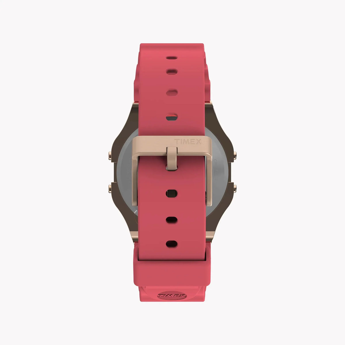 Timex Unisex Rose Gold & Pink Resin Strap Watch | T80 by TIMEX