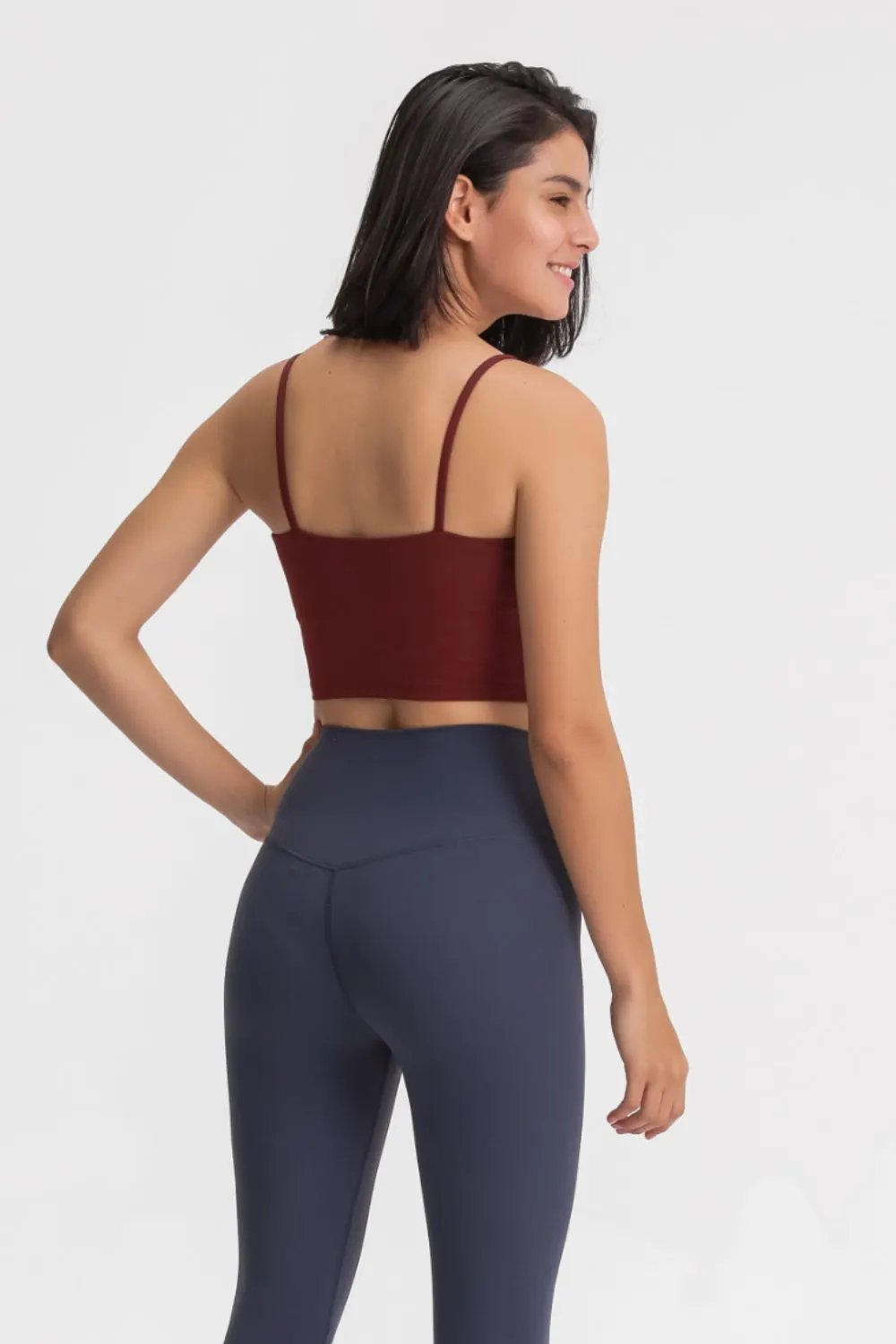 Millennia Feel Like Skin Scoop Neck Sports Cami by Millennia