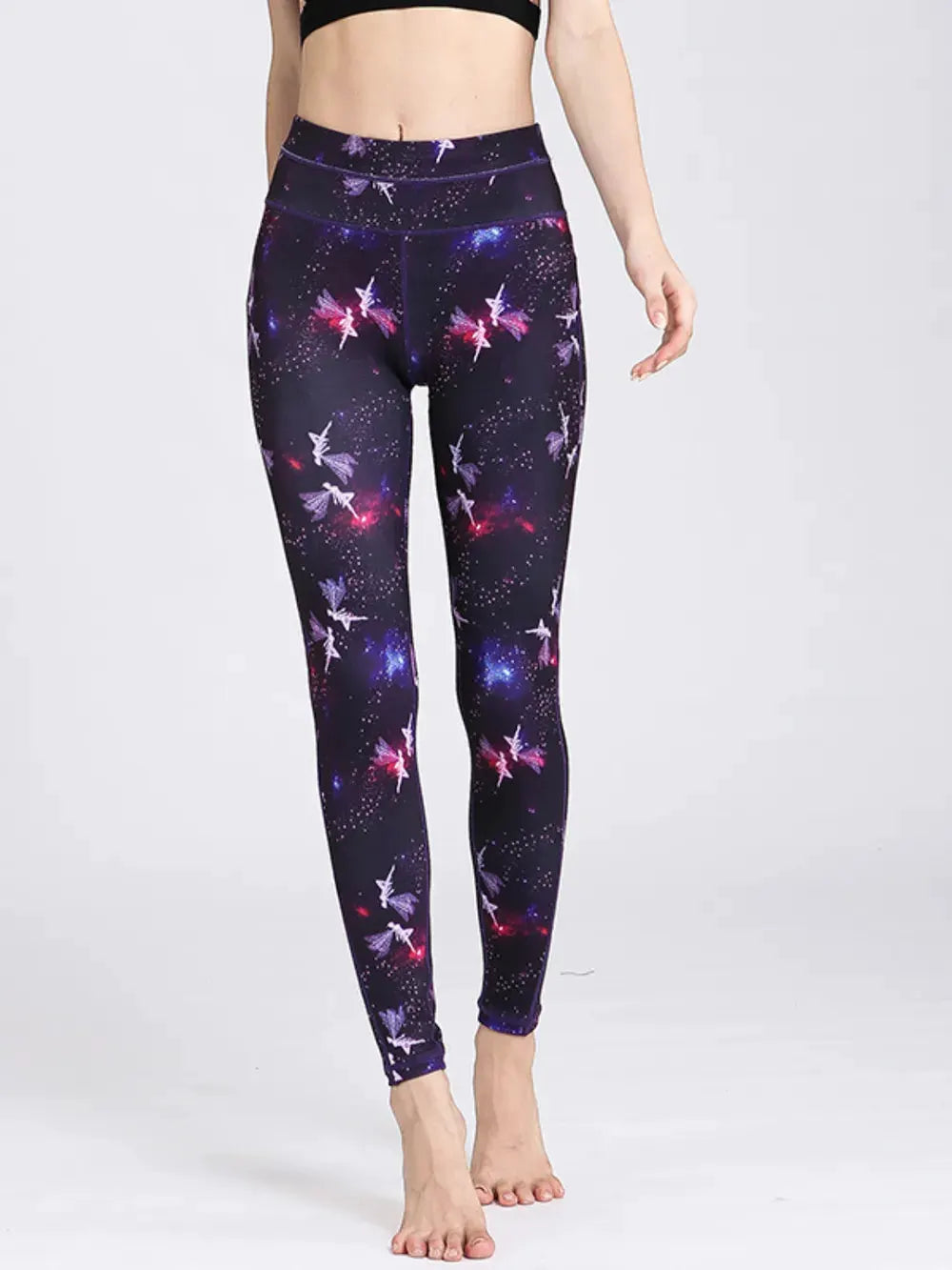 Printed Active High Waist Leggings by Partner Label