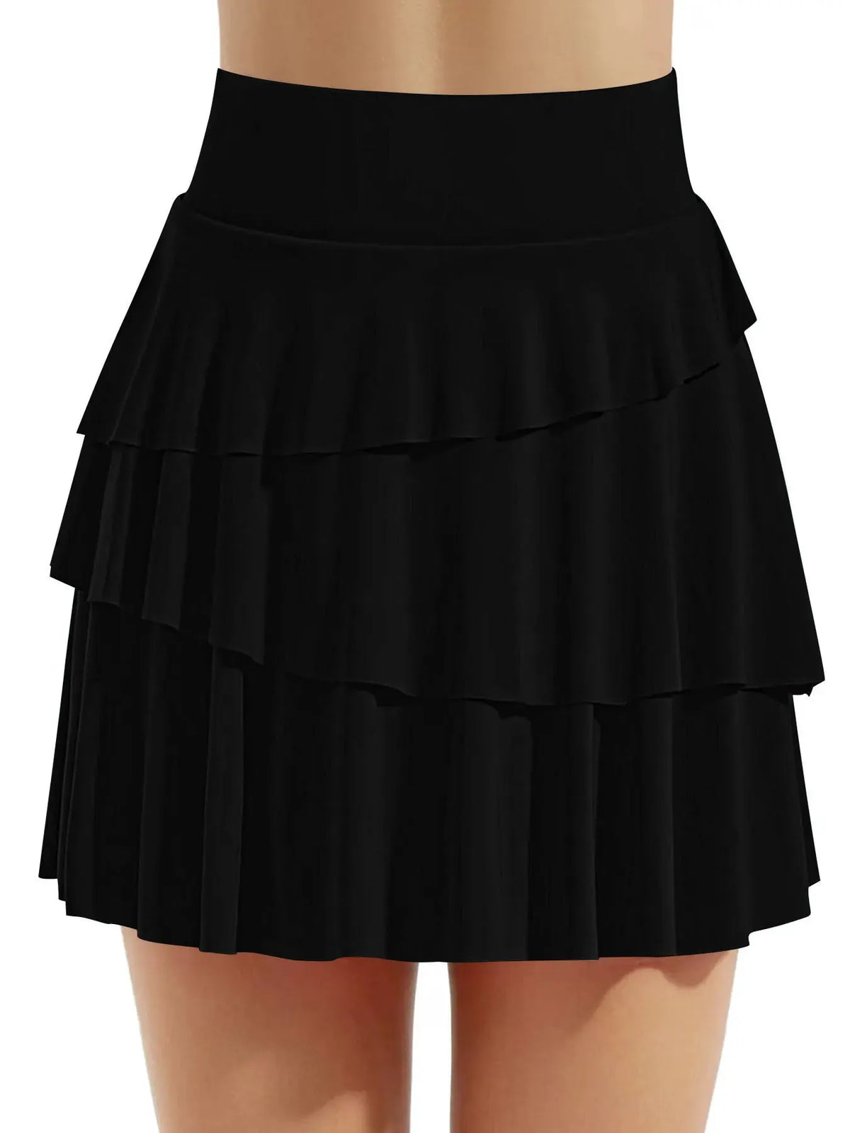 Tiered Ruffle Active Skort by Partner Label
