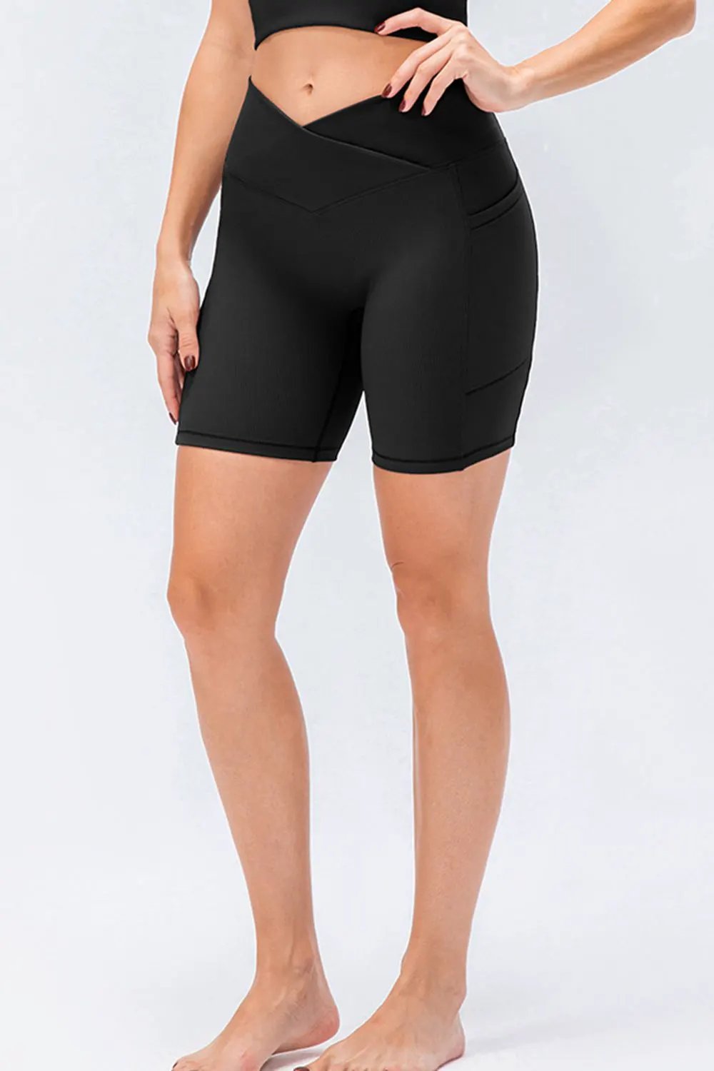 Slim Fit V-Waistband Sports Shorts by Partner Label
