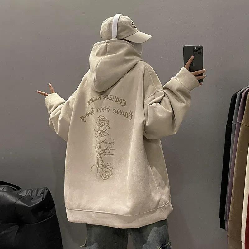 Women's Suede Hooded Sweater by Maiden-Art