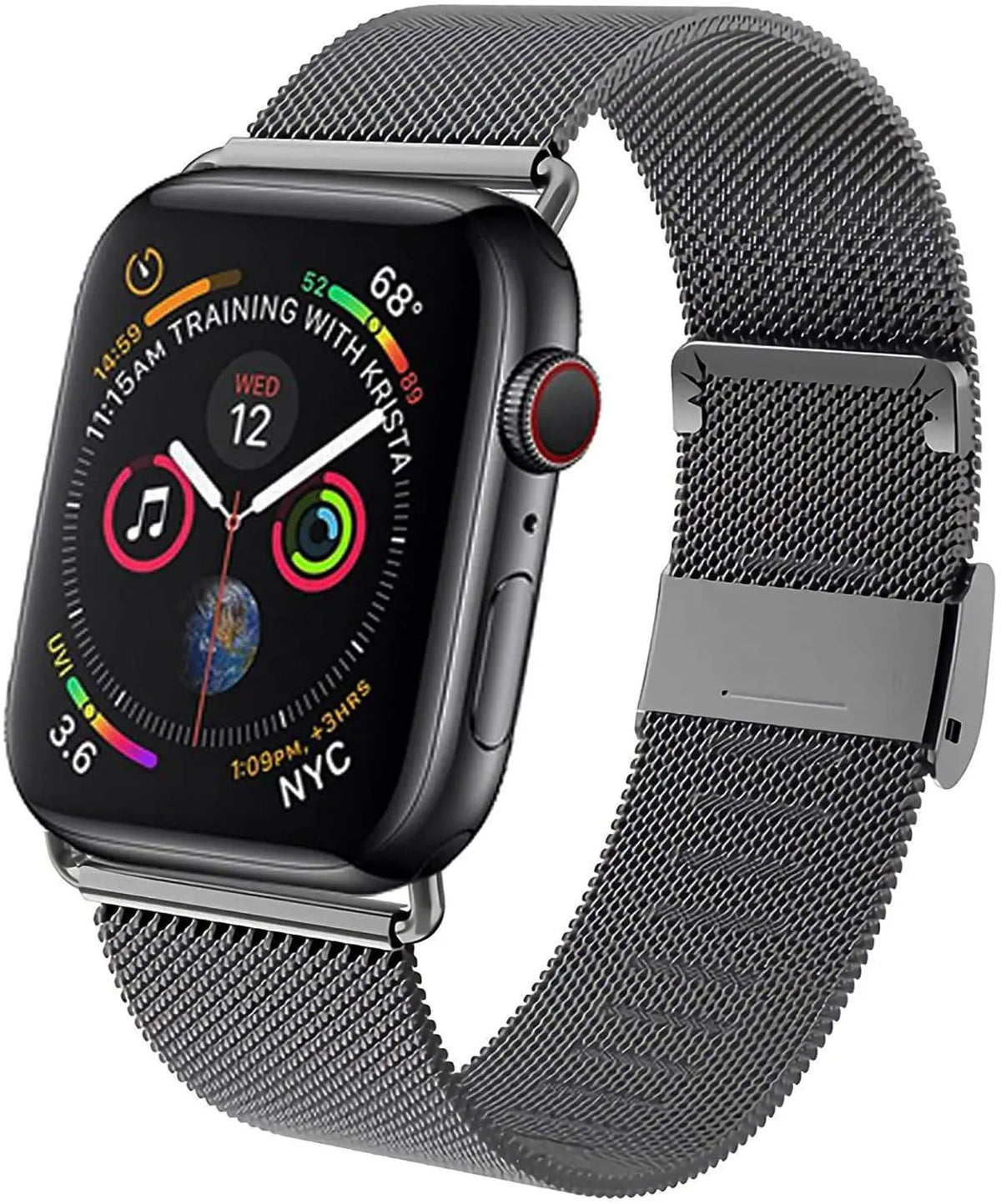 Milano Loop Apple Watch Band - Grey by Savoy Active