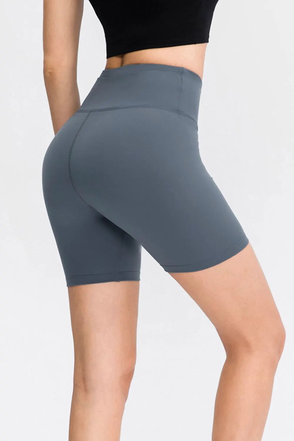 Wide Waistband Sports Shorts by Partner Label