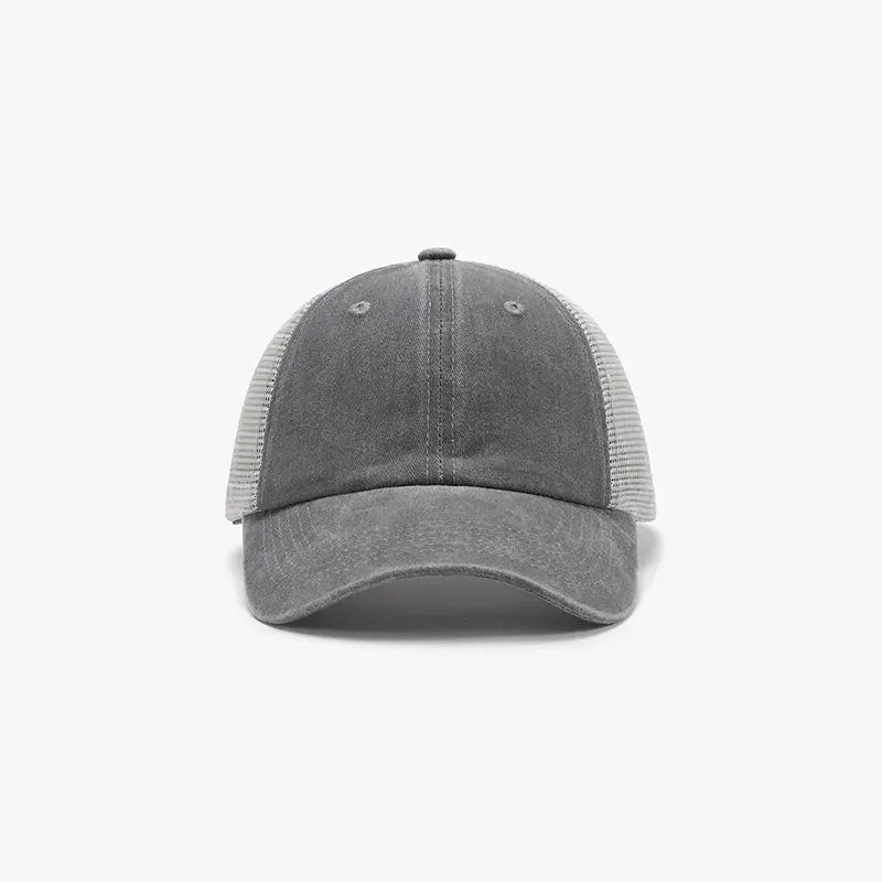 Breathable Mesh Adjustable Baseball Cap by Partner Label
