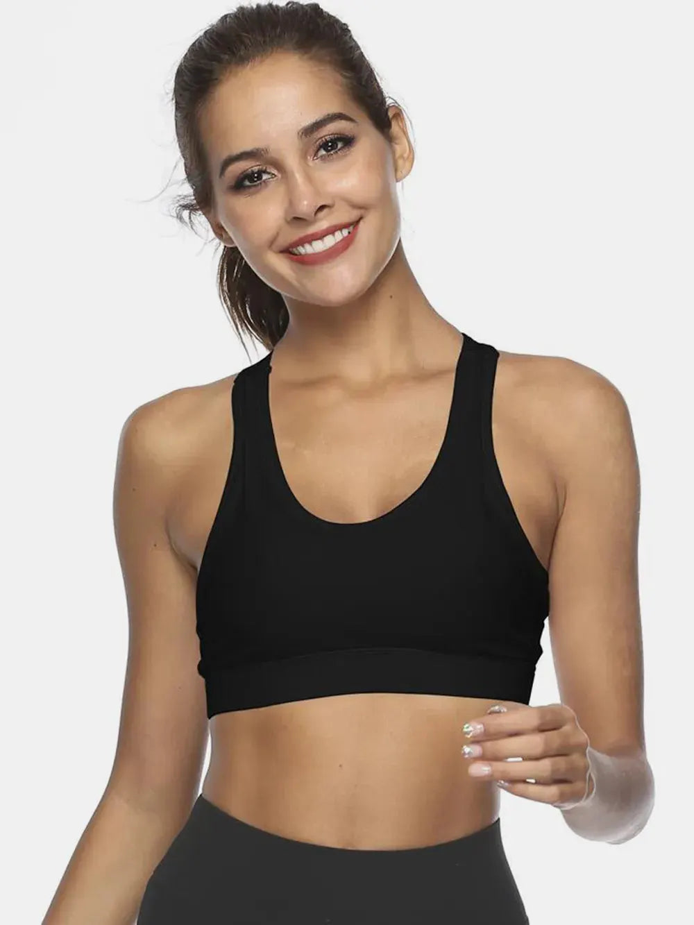 Cutout Scoop Neck Active Tank by Partner Label