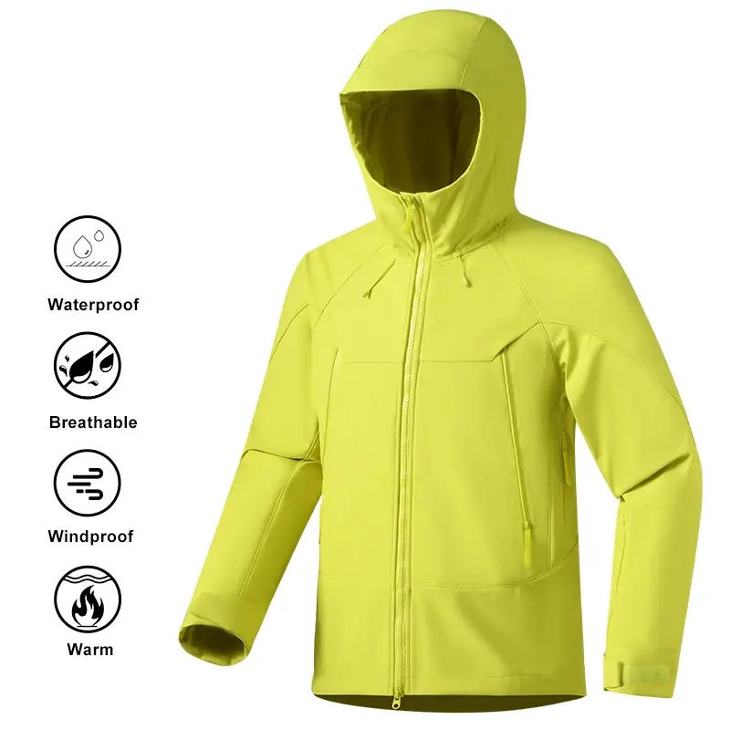 Unisex Waterproof Softshell Hiking Jacket for Camping by Vimost Shop