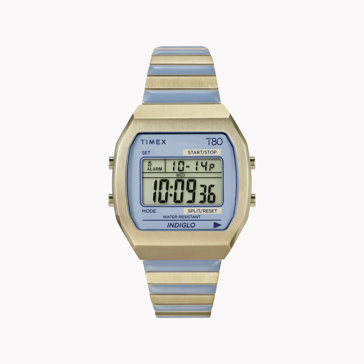 Timex Unisex Gold-Tone Watch, Blue Accents | Tw2w40800 by TIMEX