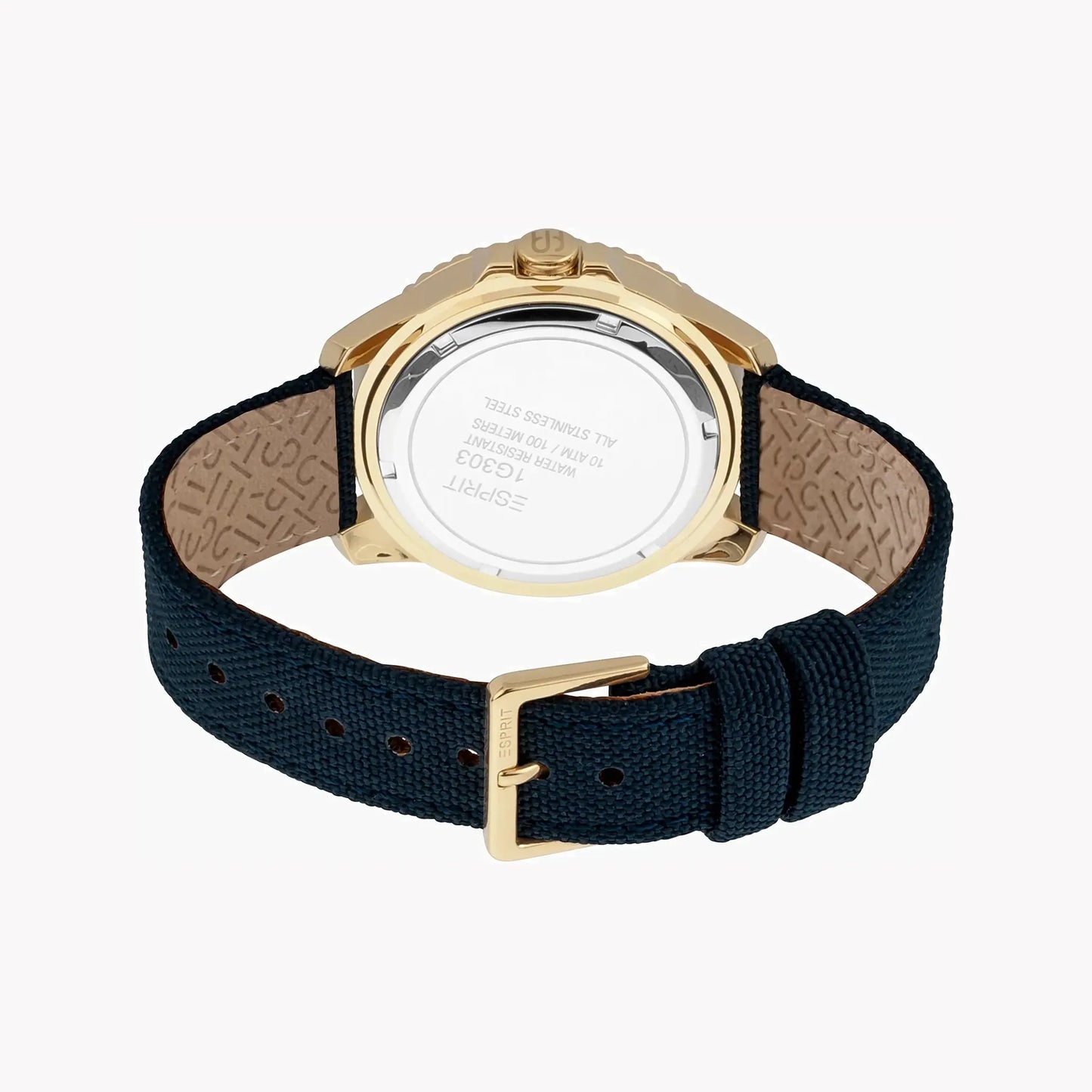 Esprit Men's Stainless Steel Blue Watch, Blue Dial | Es1g005m0045 by ESPRIT