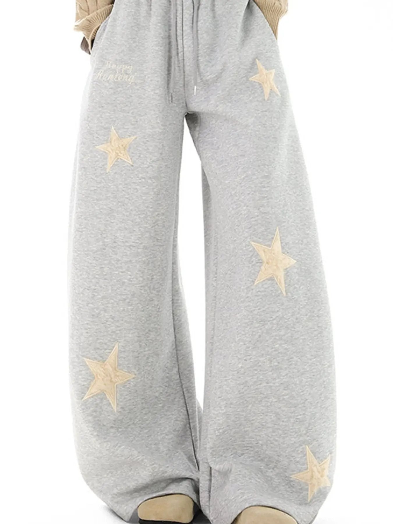 Men's Star Wide Leg Sweatpants by Partner Label