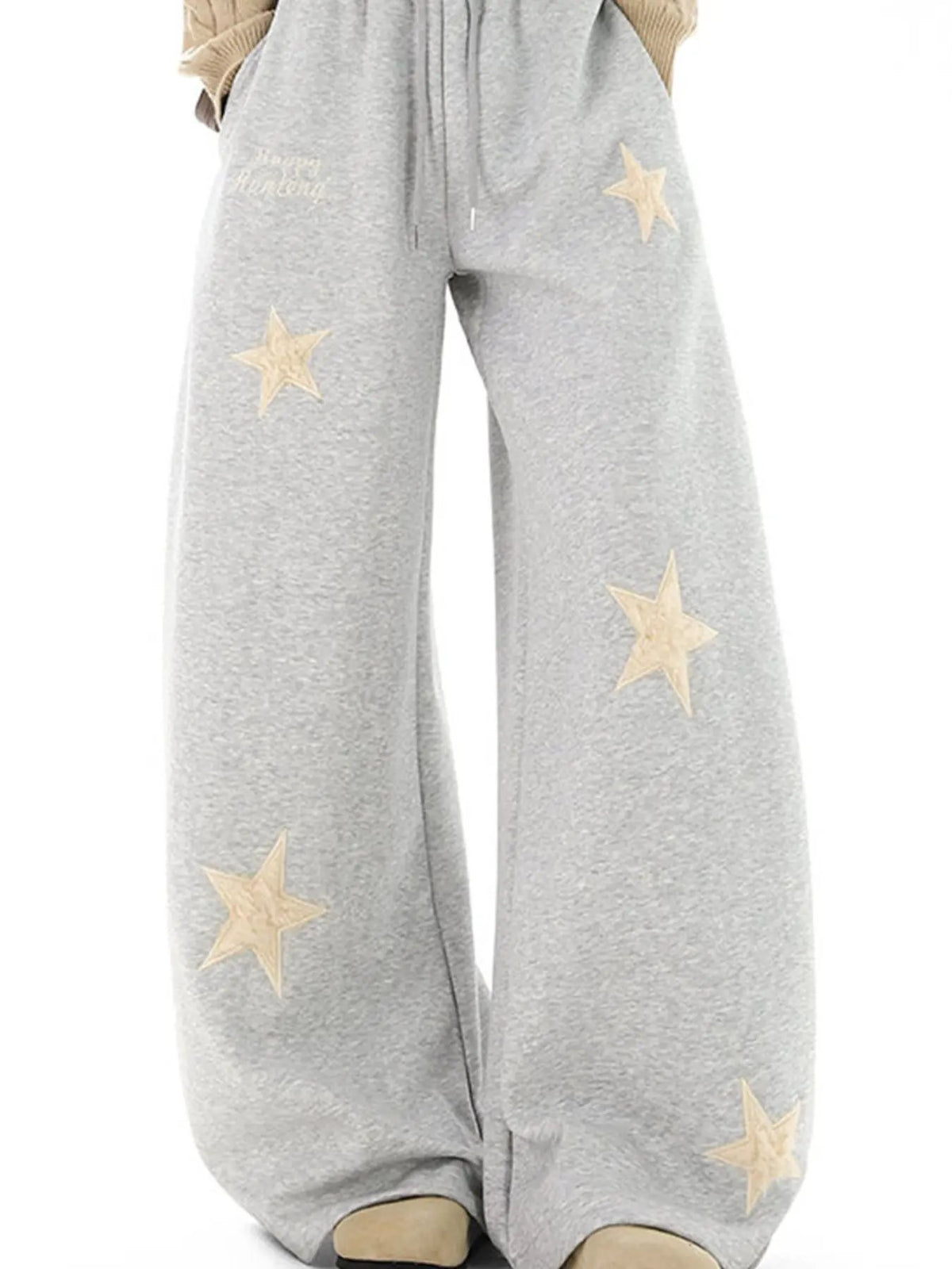 Men's Star Wide Leg Sweatpants by Partner Label