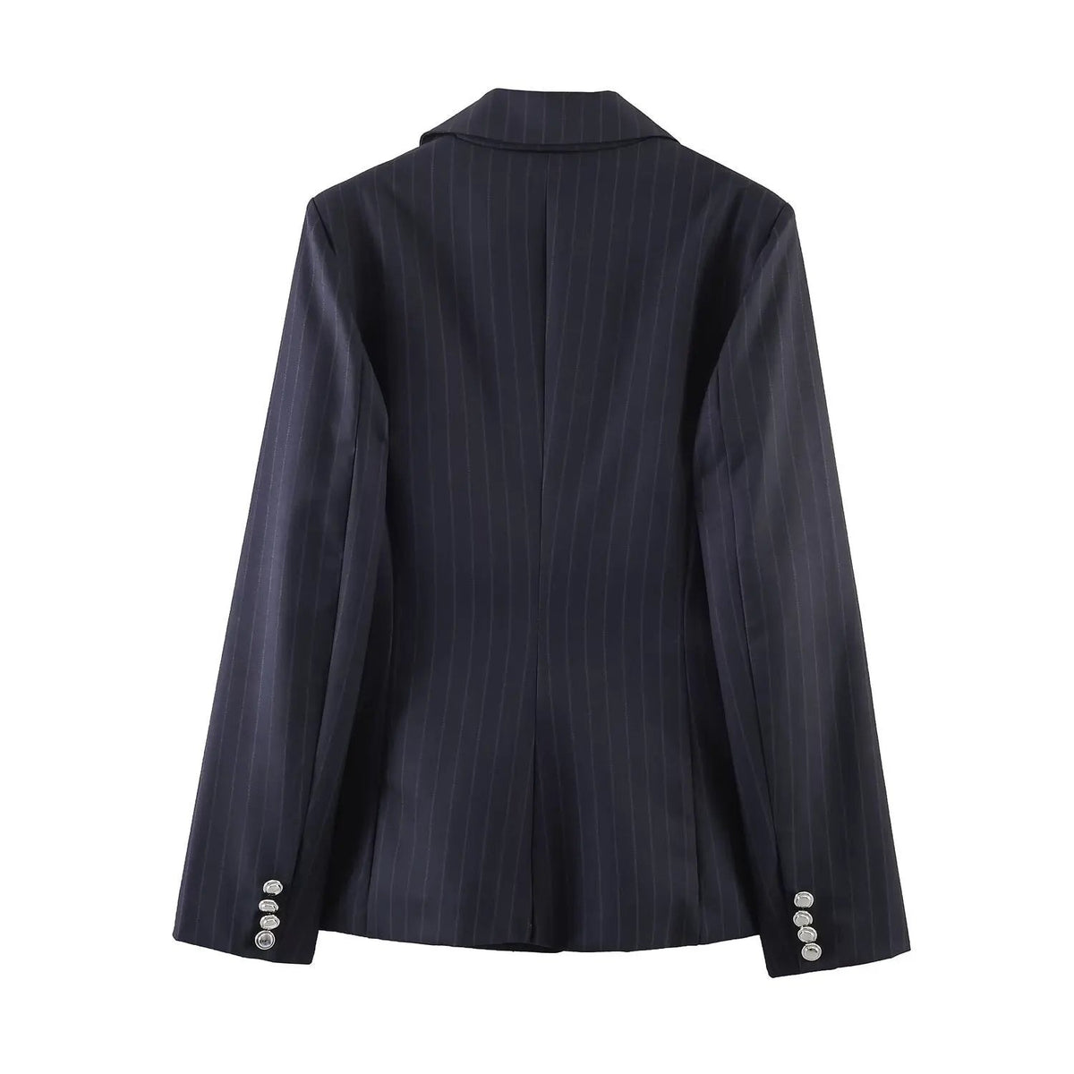 Women's Jacket Dark Navy Pinstripe BYMANYC ® New York WALL STREET PINSTRIPE TAILORED BLAZER - New Collection by BYMANYC ® New York
