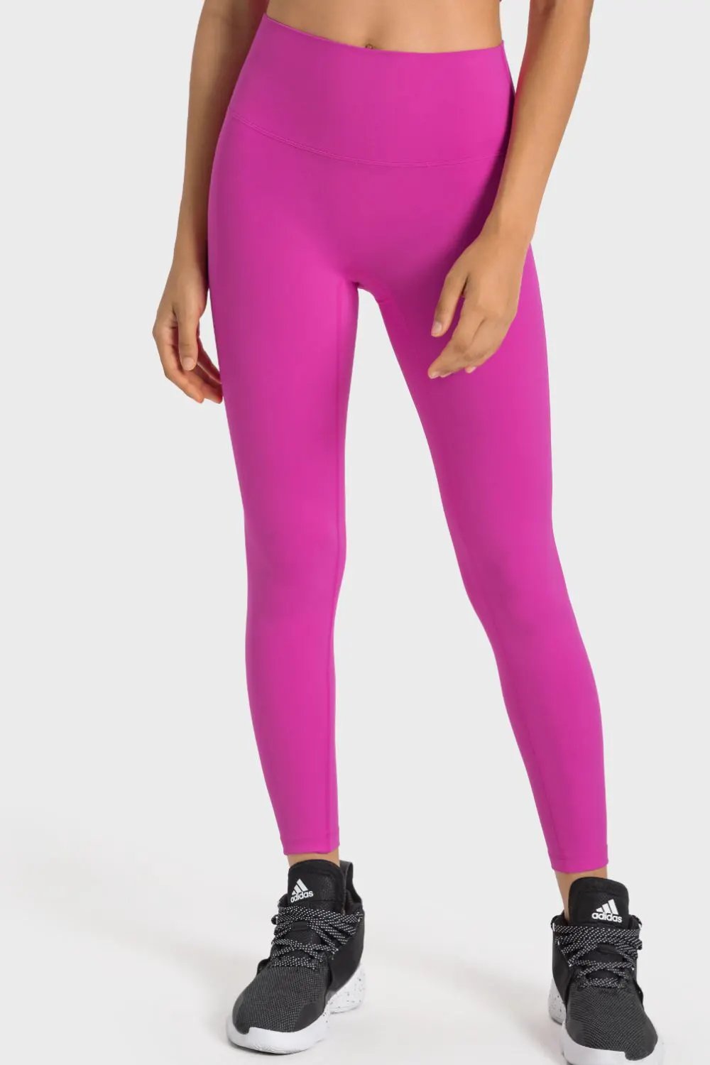 Millennia High-Rise Wide Waistband Yoga Leggings by Millennia