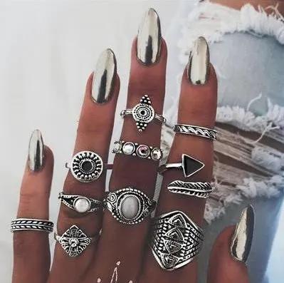 Our Favorite set of rings - Vintage Knuckle Rings! by Maiden-Art
