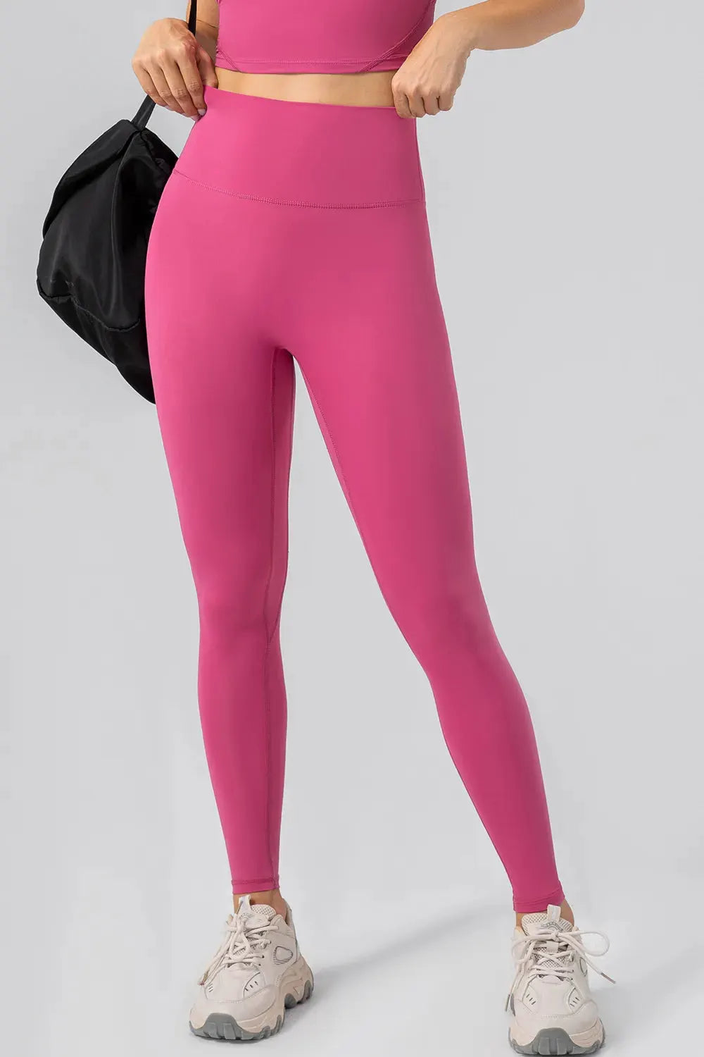 High Waist Wide Waistband Active Leggings by Partner Label