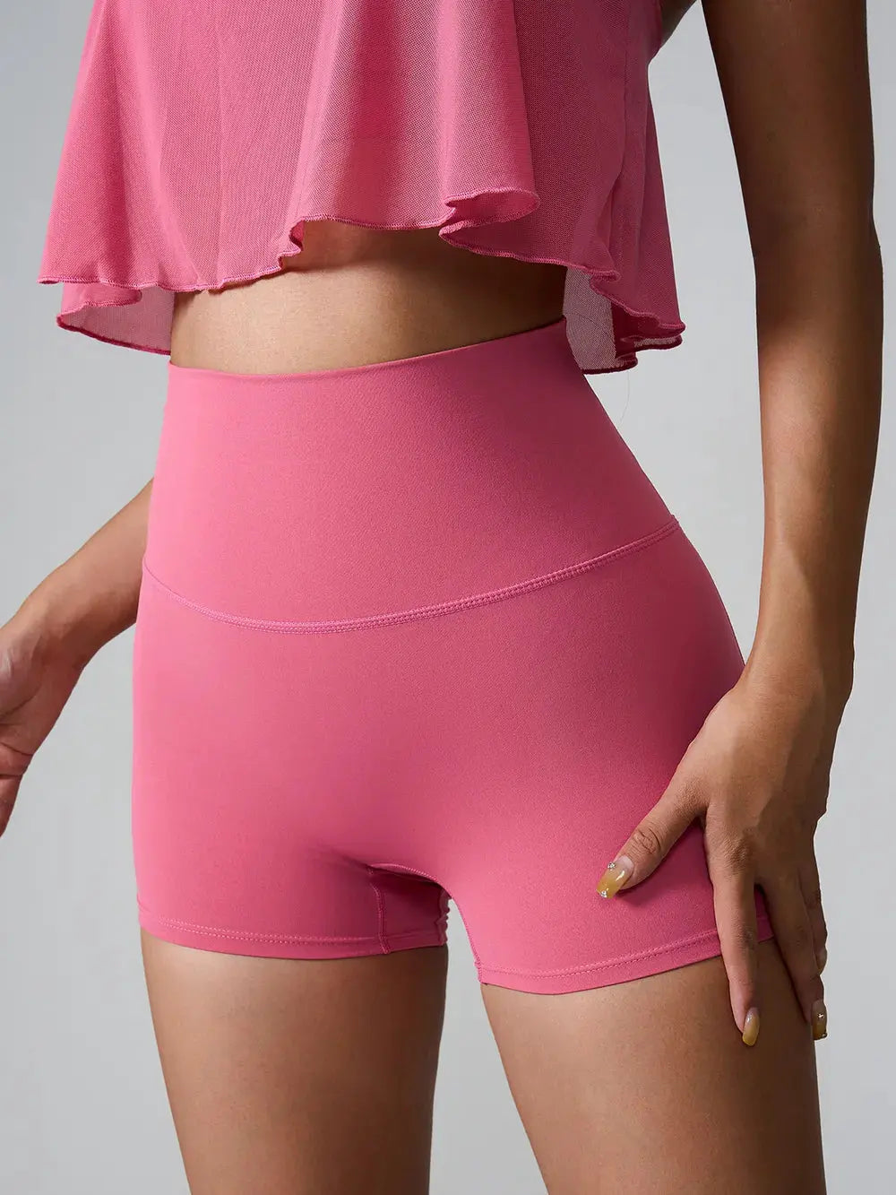 High Waist Active Shorts by Partner Label