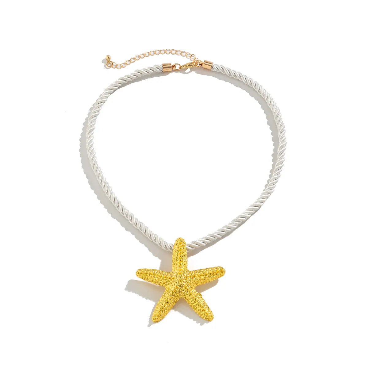 Beach Starfish Pendant Necklace Earrings by Maiden-Art