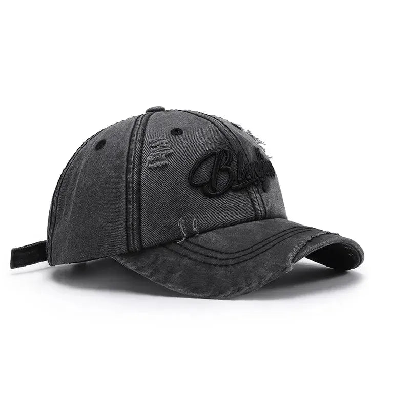 Embroidered Letter Cotton Baseball Cap by Partner Label