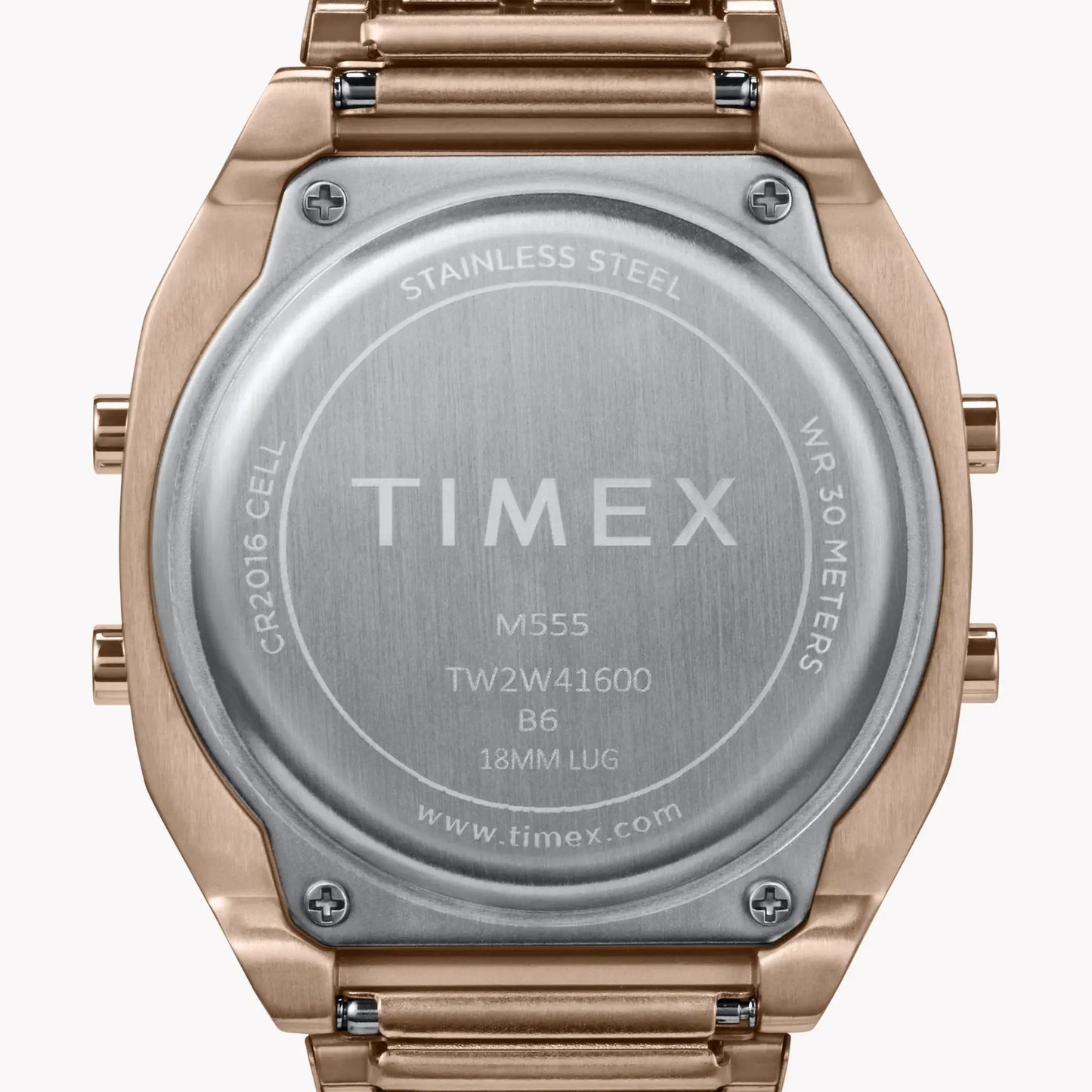 Timex Women's Rose Gold-Tone Watch, Pink Accents | T80 by TIMEX