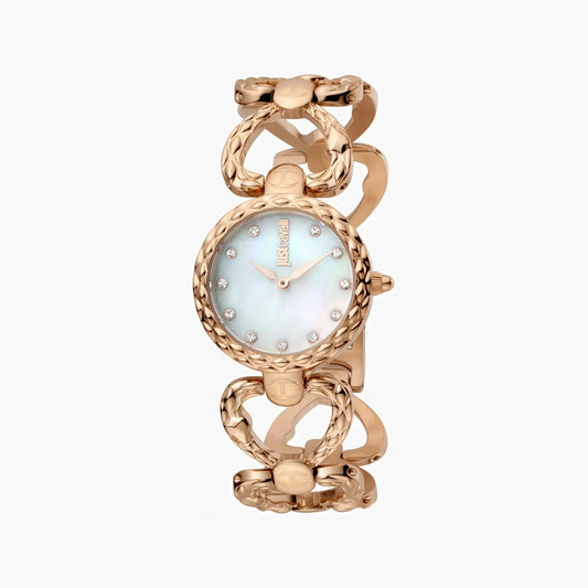 Just Cavalli Women's Rose Gold Watch, White Dial | Jc1l132m0035 by JUST CAVALLI