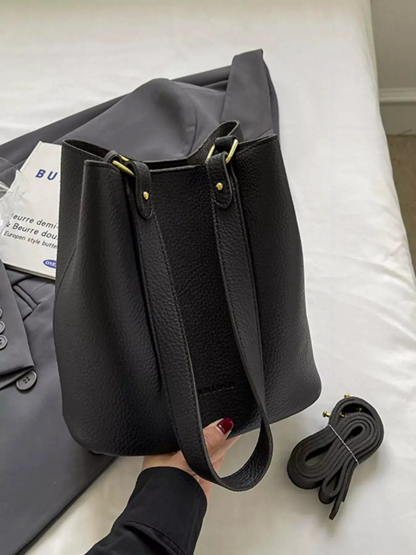 Solid Color Tote Bag by Partner Label