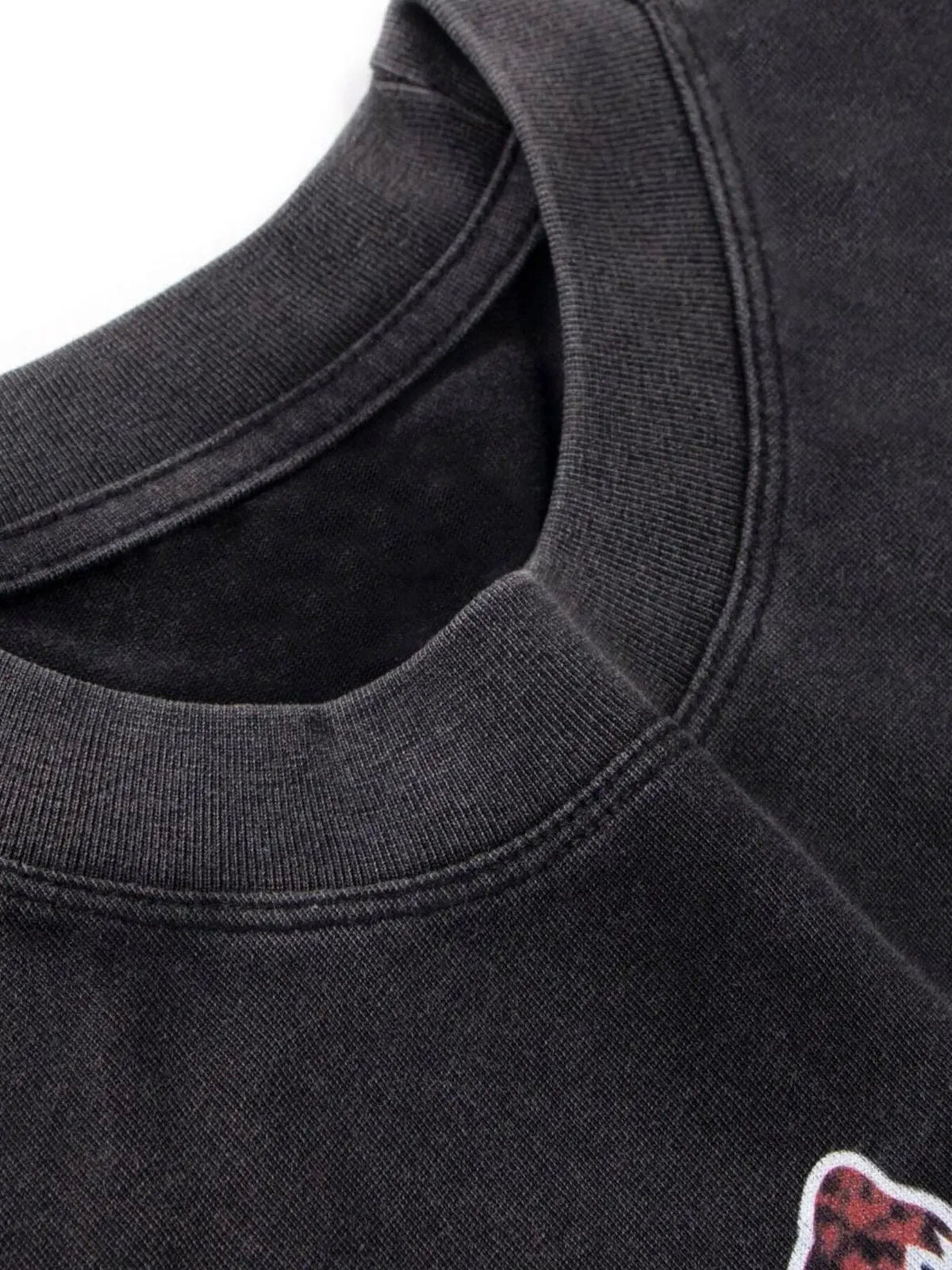 Men’s Letter Round Neck Short Sleeve T‑Shirt | Partner Labels Selection by Partner Label