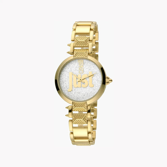 Just Cavalli Women's Gold Stainless Steel Watch, Silver Dial | Jc1l076m0135 by JUST CAVALLI