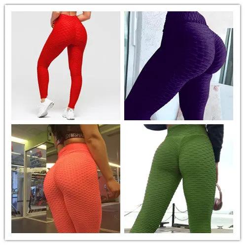 Booty Lifting Anti Cellulite Scrunch Leggings Without Pocket by Maiden-Art