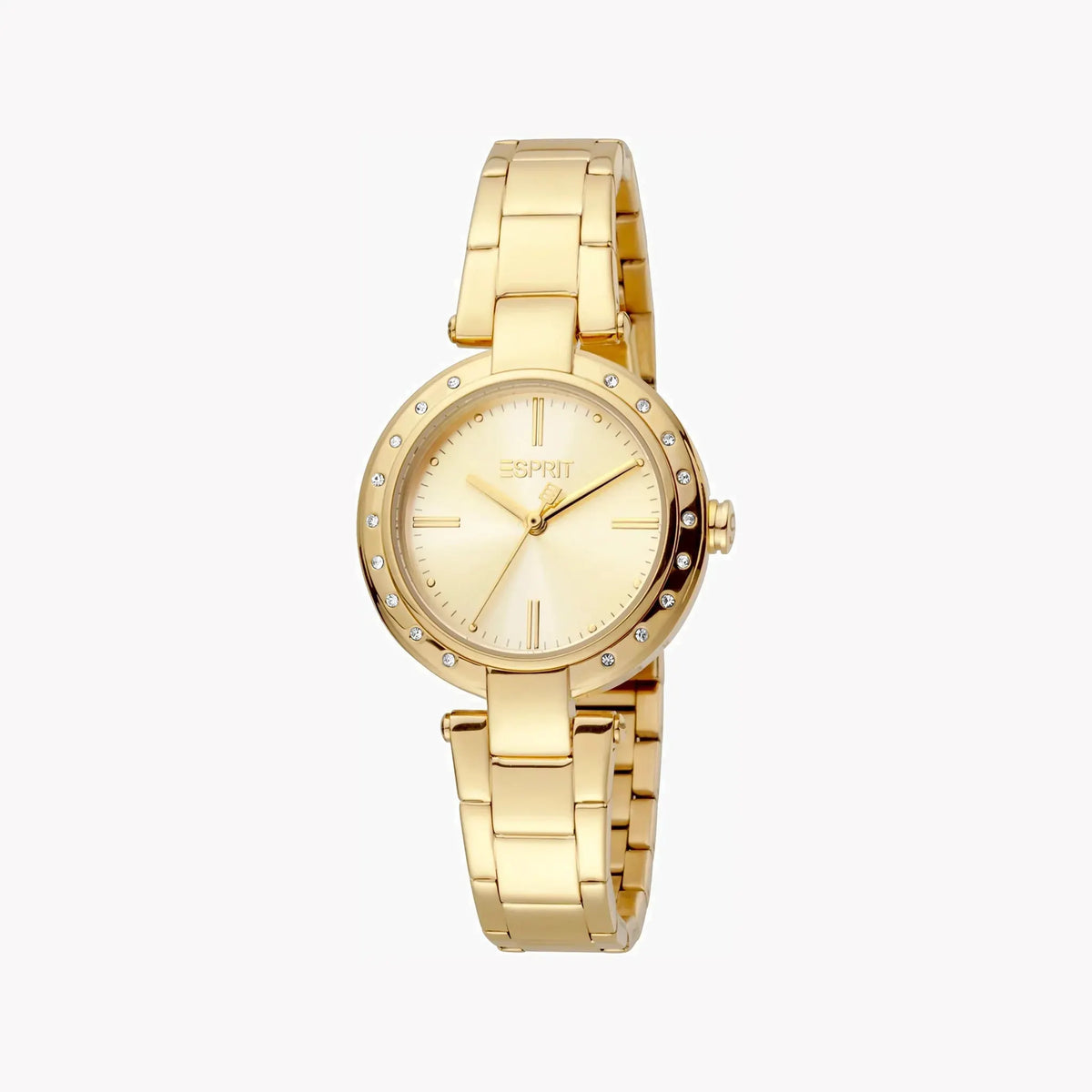 Esprit Women's Gold Stainless Steel Watch, Champagne Dial | Es1l046m0085 by ESPRIT