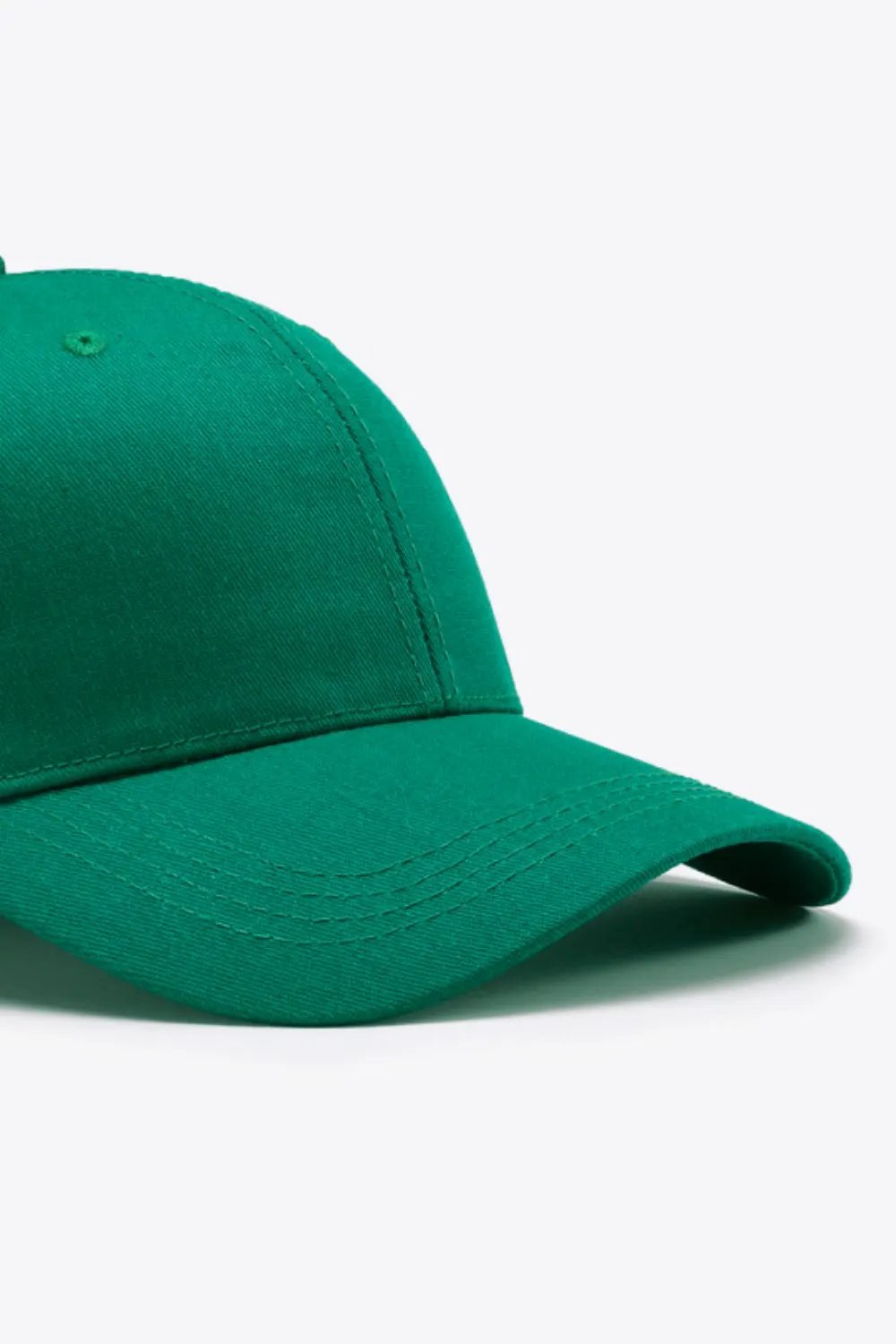 Plain Adjustable Cotton Baseball Cap by Partner Label