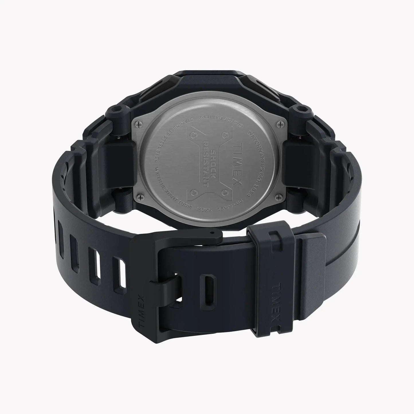 Timex Men's Blue Resin Watch, Shock Resistant | T49956 by TIMEX