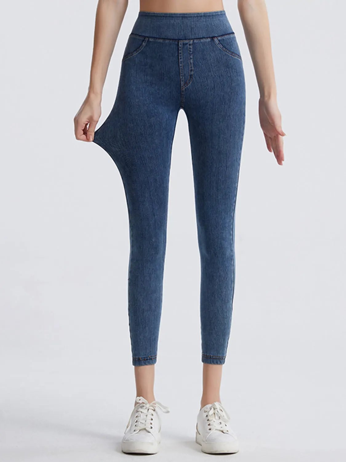 Wide Waistband Sports Leggings by Partner Label
