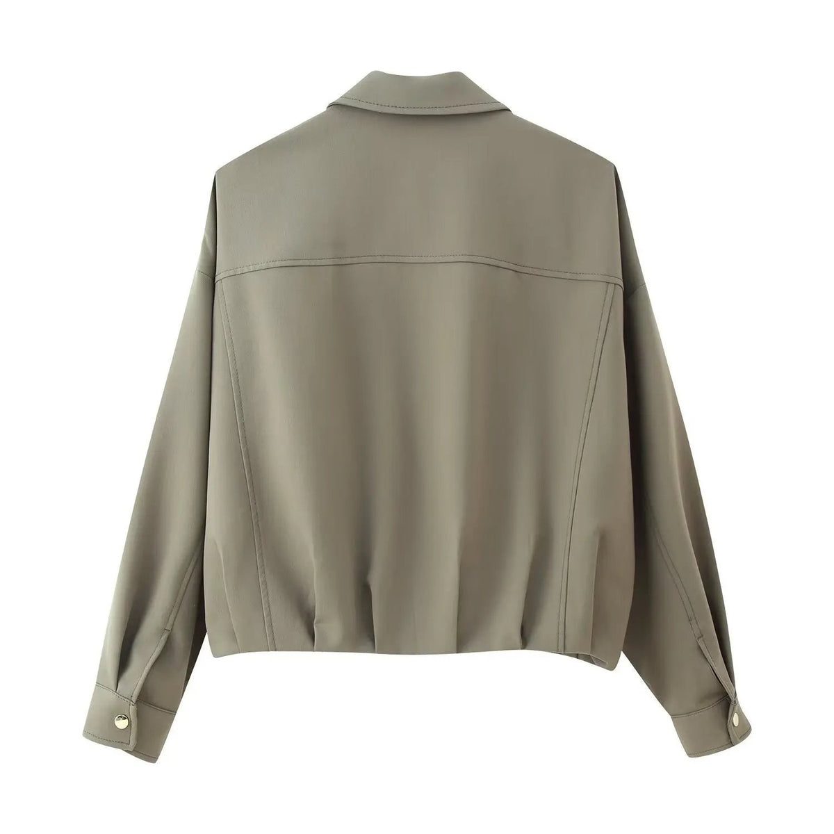 Women's Jacket Sage Green Utility BYMANYC ® New York SOHO OVERSIZED WORKWEAR BOMBER - New Collection by BYMANYC ® New York