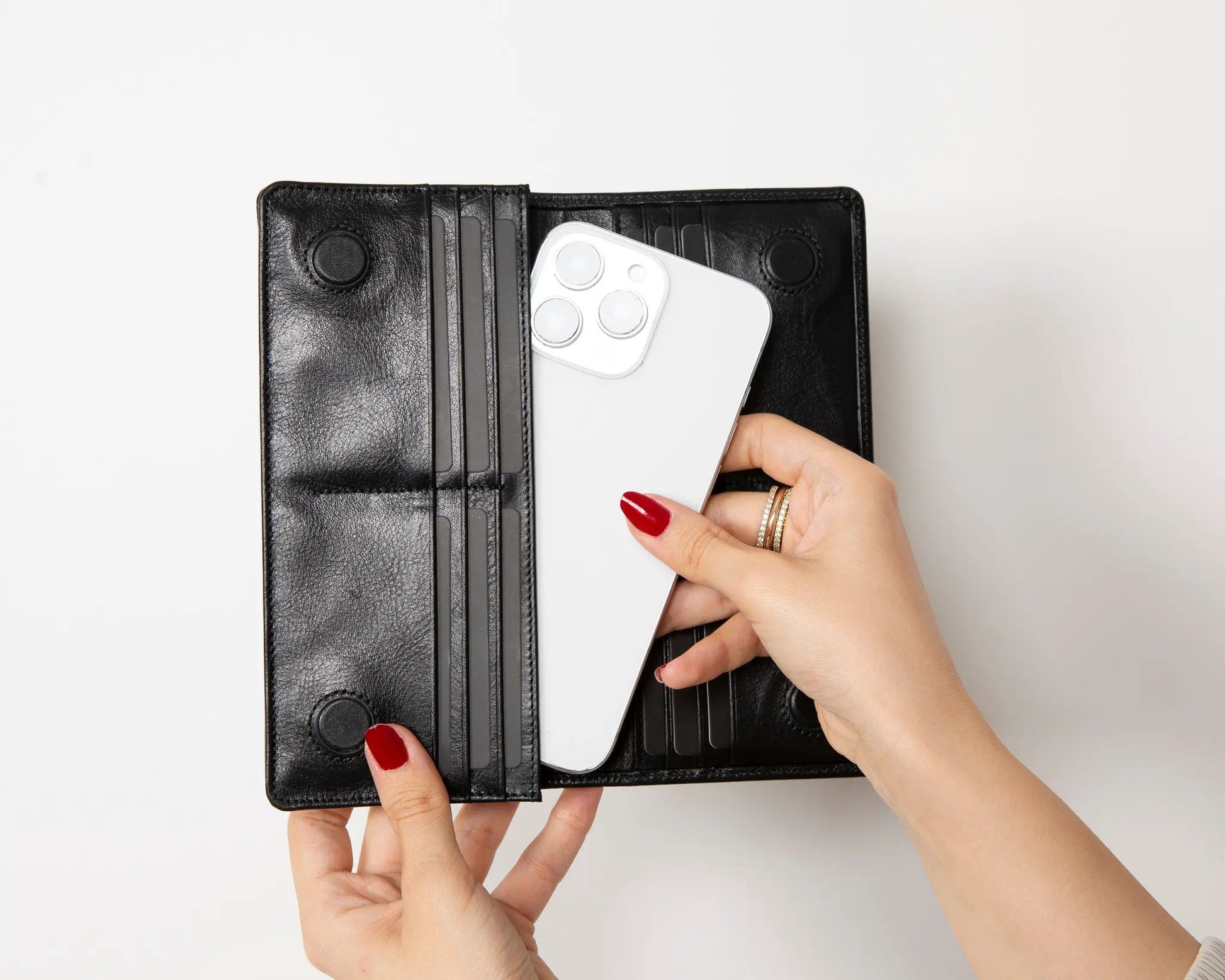 Sedona Leather Unisex Wallet – Genuine Leather Wallet with Phone Pocket & Card Organizer by TORONATA
