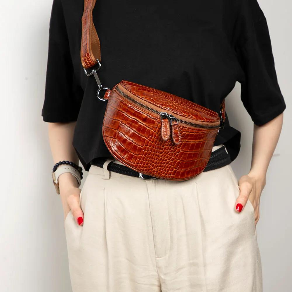 Alora Leather Crossbody Bag by TORONATA