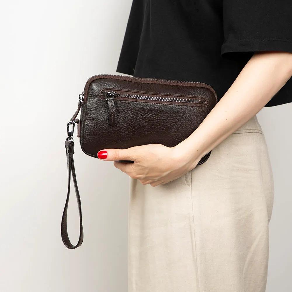 Noma Leather Clutch Bag by TORONATA