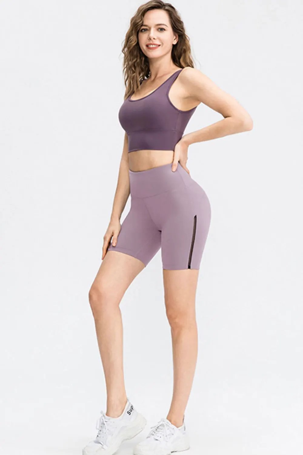 Wide Waistband Sports Shorts by Partner Label