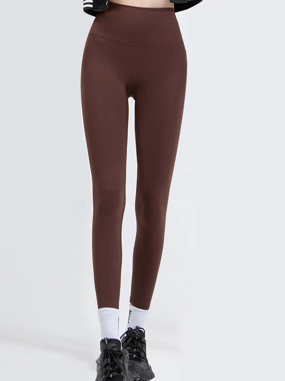 Wide Waistband Sports Leggings by Partner Label