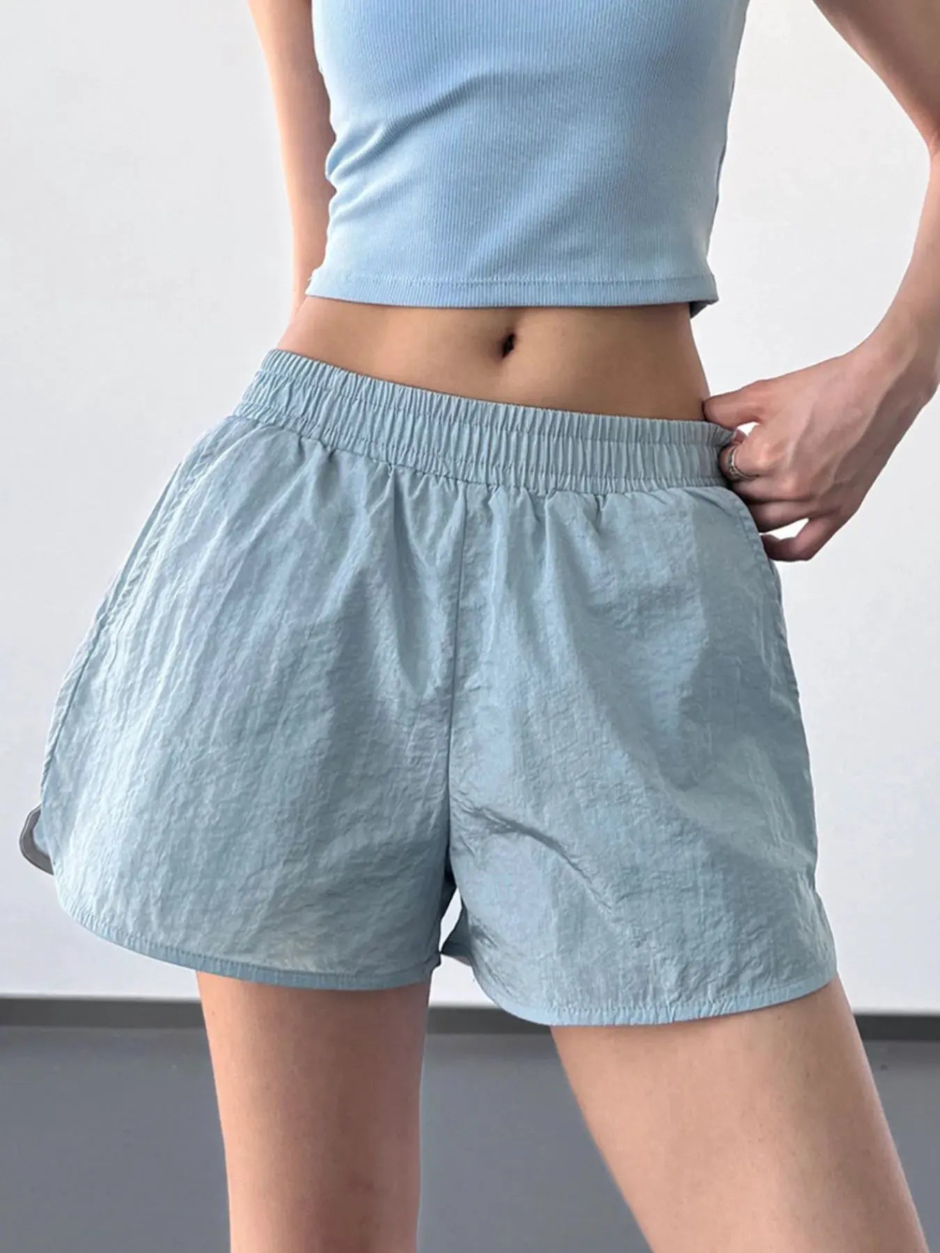 Elastic Waist Active Shorts by Partner Label